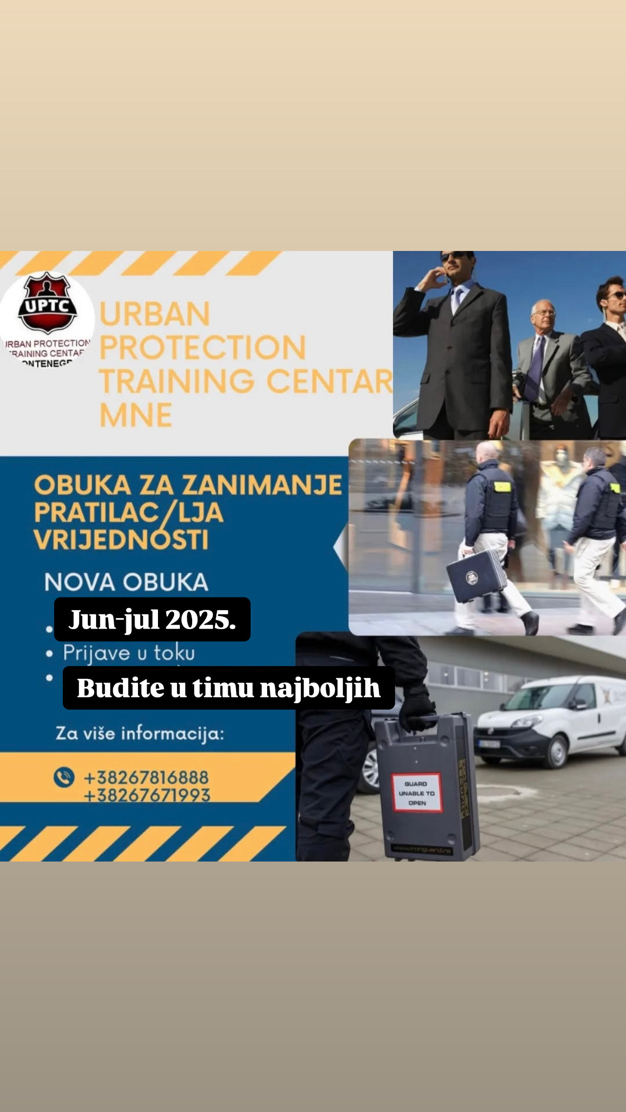 NOVA OBUKA ZA ZANIMANJE PRATILAC/LJA VRIJEDNOSTI  U PERIODU JUN-JUL  2025.GODINE