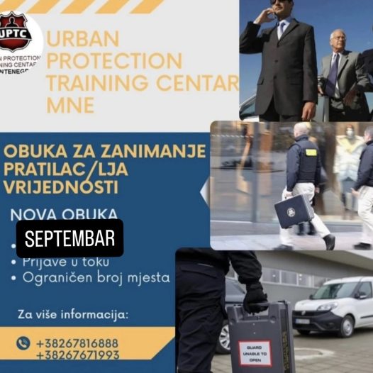 NOVA OBUKA ZA ZANIMANJE PRATILAC/LJA VRIJEDNOSTI POČINJE 8.SEPTEMBRA