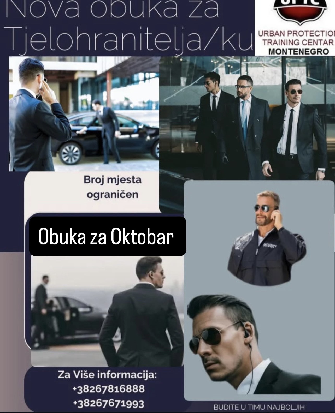 NOVA OBUKA ZA ZANIMANJE TJELOHRANITELJ/KA U OKTOBRU