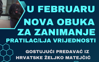 NOVA OBUKA ZA ZANIMANJE PRATILAC/LJA VRIJEDNOSTI 