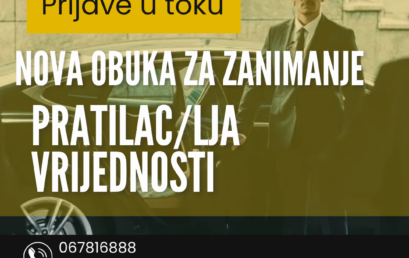 APRIL: NOVA OBUKA ZA ZANIMANJE PRATILAC/LJA  VRIJEDNOSTI