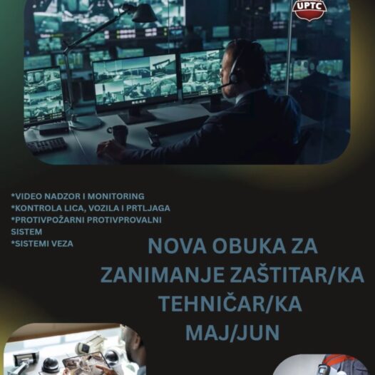 MAJ: NOVA OBUKA ZA ZANIMANJE ZAŠTITAR/KA TEHNIČAR/KA