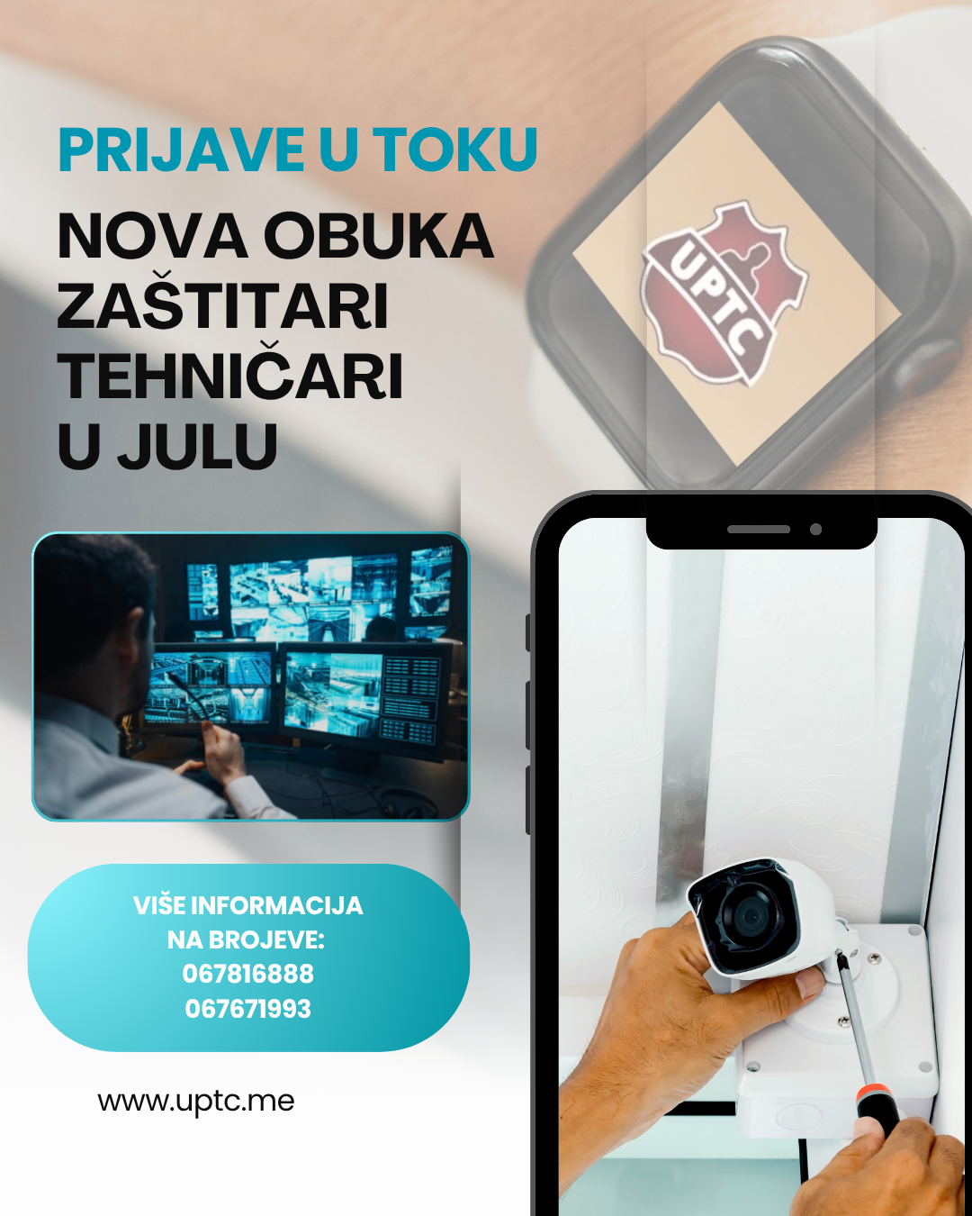 JUL: NOVA OBUKA ZA ZANIMANJE ZAŠTITAR/KA TEHNIČAR/KA JUL: NOVA OBUKA ZA ZANIMANJE ZAŠTITAR/KA TEHNIČAR/KA
