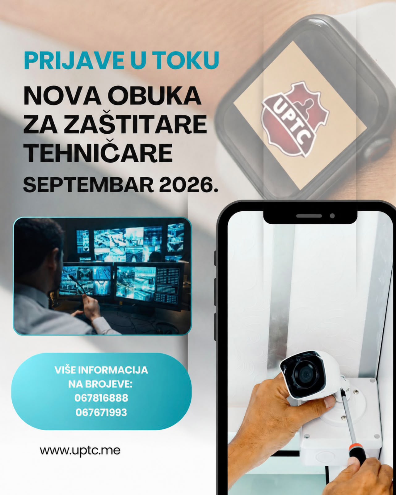 NOVA OBUKA ZA ZANIMANJE ZAŠTITAR/KA TEHNIČAR/KA 12.SEPTEMBAR NOVA OBUKA ZA ZANIMANJE ZAŠTITAR/KA TEHNIČAR/KA 12.SEPTEMBAR