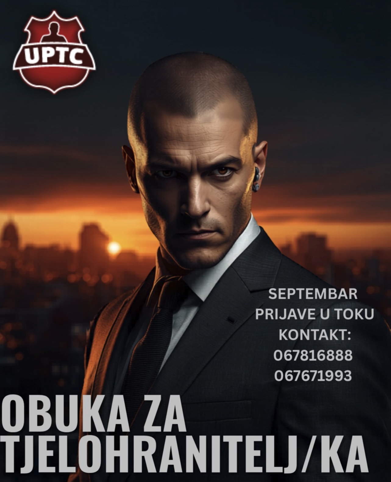 NOVA OBUKA ZA ZANIMANJE TJELOHRANITELJ/KA 12.SEPTEMBAR NOVA OBUKA ZA ZANIMANJE TJELOHRANITELJ/KA 12.SEPTEMBAR
