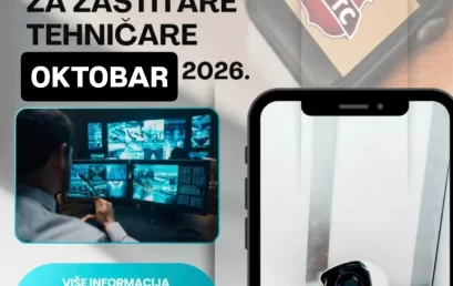 OKTOBAR: NOVA OBUKA ZA ZANIMANJE ZAŠTITAR/KA TEHNIČAR/KA